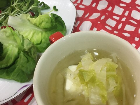 お豆腐スープ
